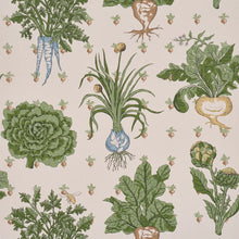 Load image into Gallery viewer, Green Grocer Wallpaper - Parchment