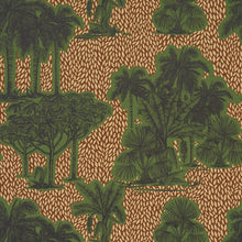 Load image into Gallery viewer, Tropical Safari Print Wallpaper - Orinoco Verdant Oasis