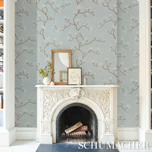 Load image into Gallery viewer, Magnolia Tree Wallpaper in an interior setting