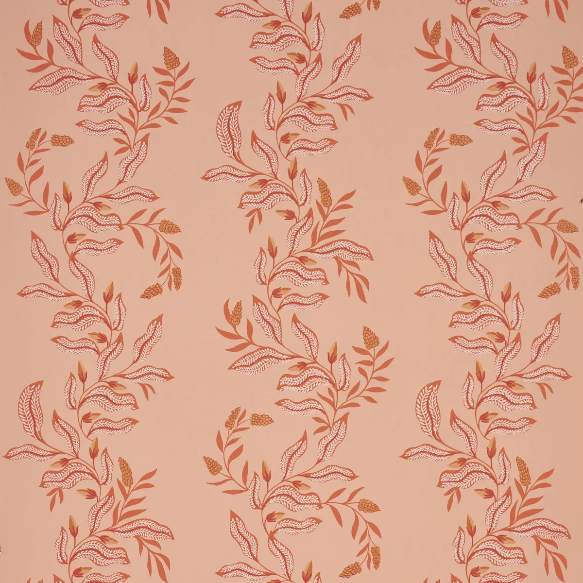 Vagary Vines Wallpaper - Papaya