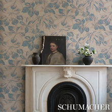 Load image into Gallery viewer, Arboreal Handprint Wallpaper in an interior setting