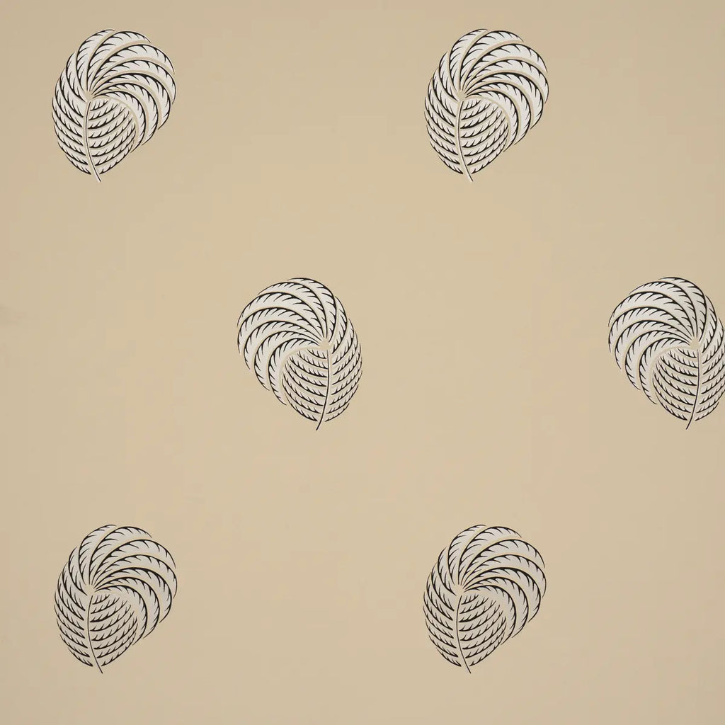 Royal Plume Wallpaper - Tan
