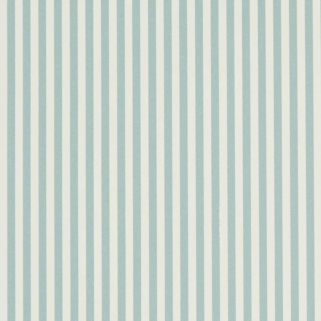 Emma Stripe Narrow Wallpaper - Aqua
