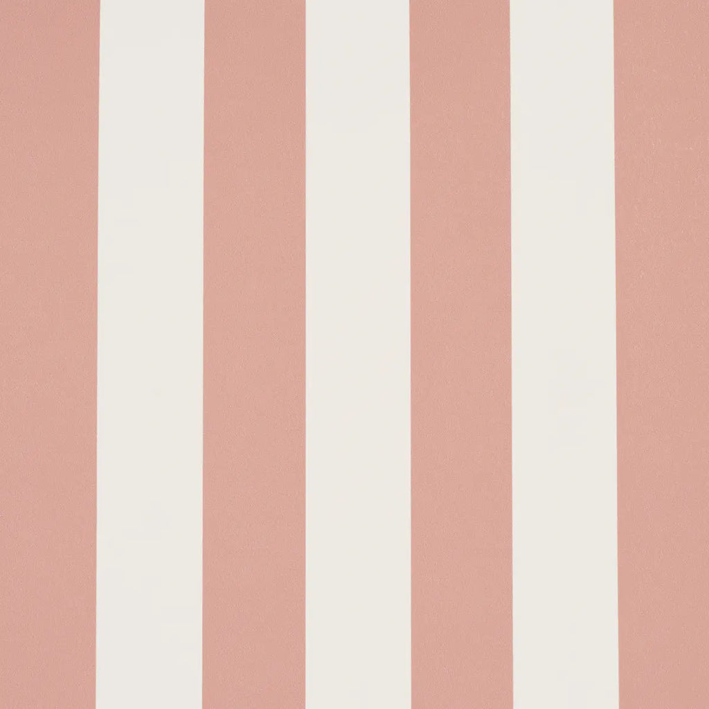 Emma Stripe Wallpaper - Coral