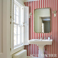 Load image into Gallery viewer, Emma Stripe Wallpaper in an interior setting