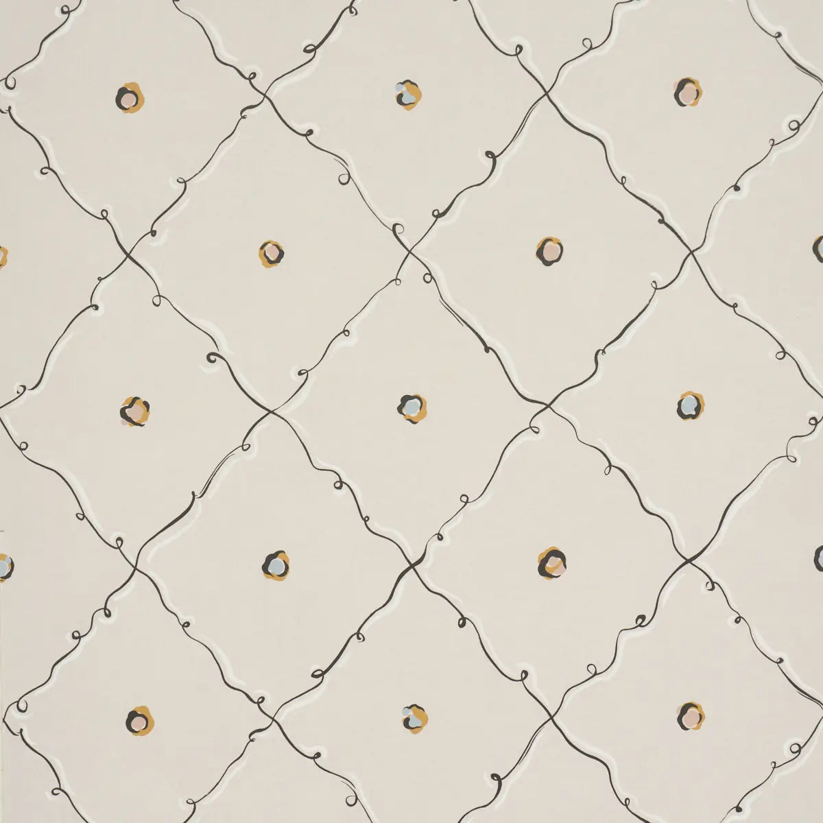 Colette Wallpaper - Light Beige