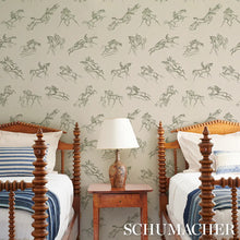 Load image into Gallery viewer, Tanbark Wallpaper in an interior setting