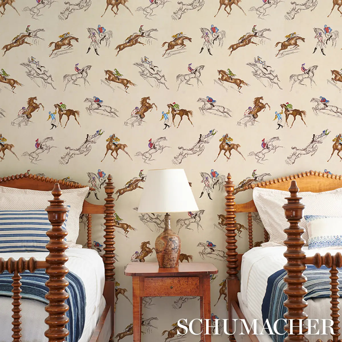 Tanbark Multi Wallpaper in an interior setting