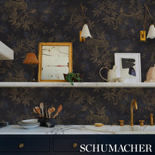 Load image into Gallery viewer, Nocturnum Wallpaper in an interior setting
