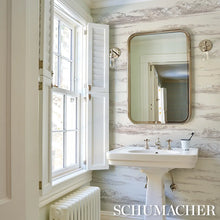 Load image into Gallery viewer, Mr. Darcy's Clouds Wallpaper in an interior setting