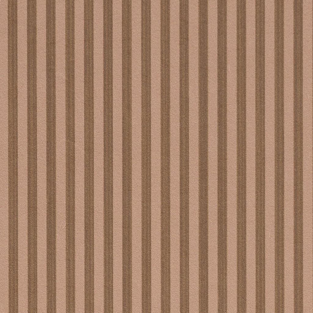 Edwin Stripe Narrow Wallpaper - Chestnut Rose