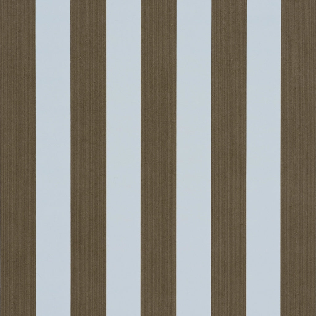 Edwin Stripe Medium Wallpaper - Brown & Sky