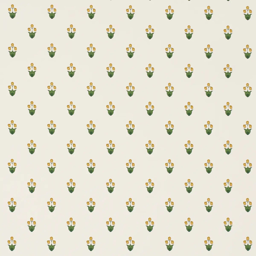 Moira Hand Print Wallpaper - Marigold