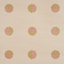 Load image into Gallery viewer, Ando Hand Blocked Sisal Wallpaper - Rust &amp; Ochre