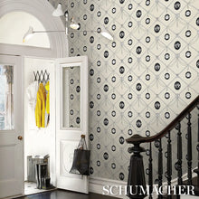 Load image into Gallery viewer, Edith Wallpaper in an interior setting