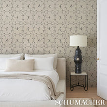Load image into Gallery viewer, Broderie Wallpaper in an interior setting