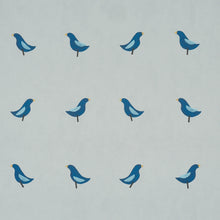 Load image into Gallery viewer, Birds Print Wallpaper - Navy On Sky
