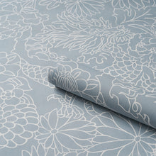 Load image into Gallery viewer, Chiang Mai Dragon Silhouette Wallpaper in an interior setting