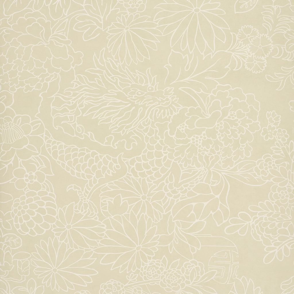 Chiang Mai Dragon Silhouette Wallpaper - Mistral Sand