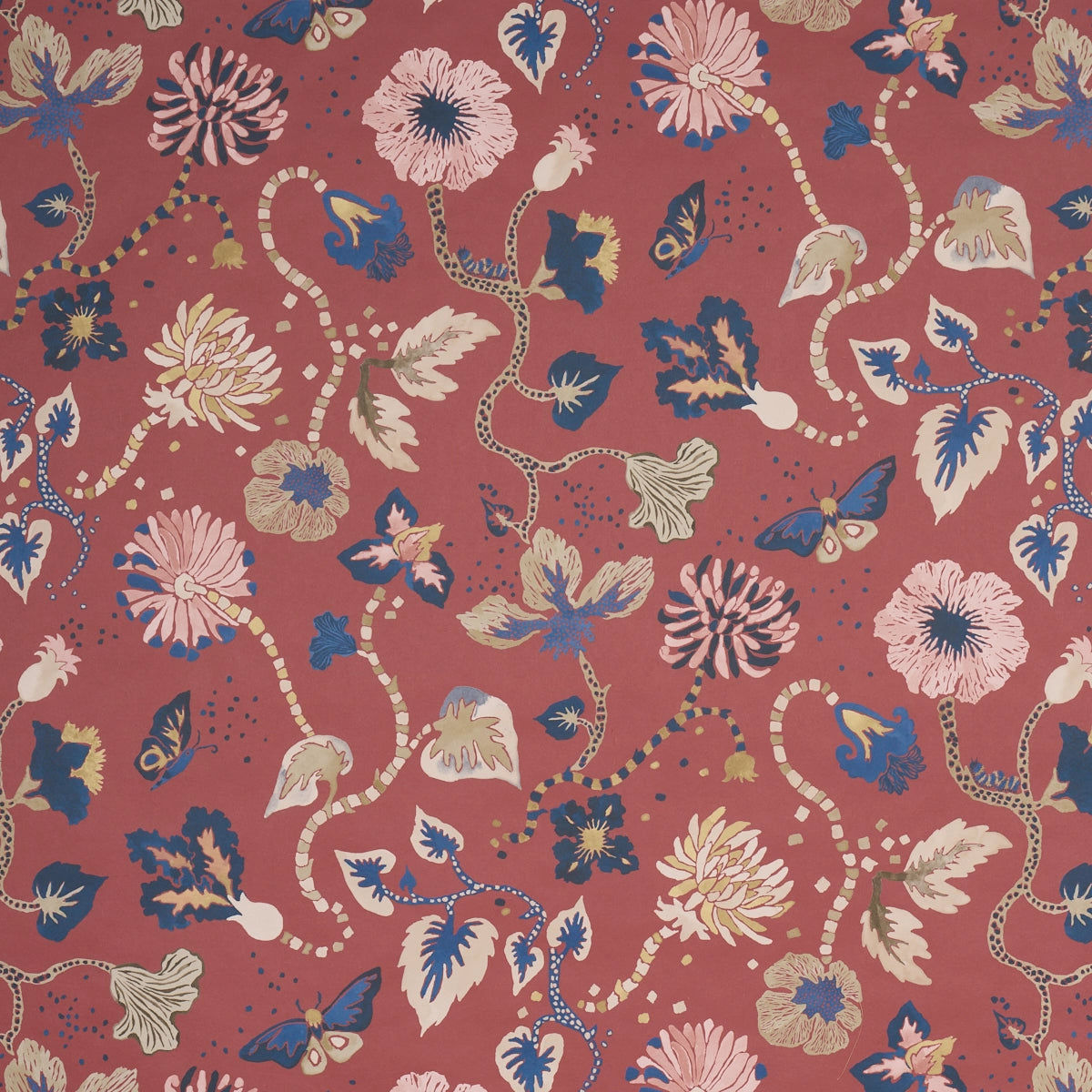 Gloriette Wallpaper - Red