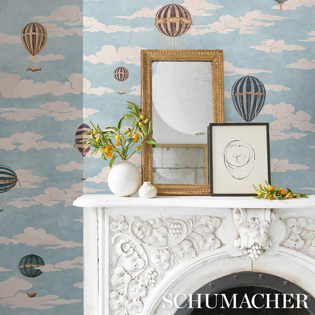 Up, Up And Away! Wallpaper in an interior setting