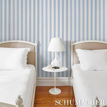 Load image into Gallery viewer, Louise Stripe Wallpaper in an interior setting