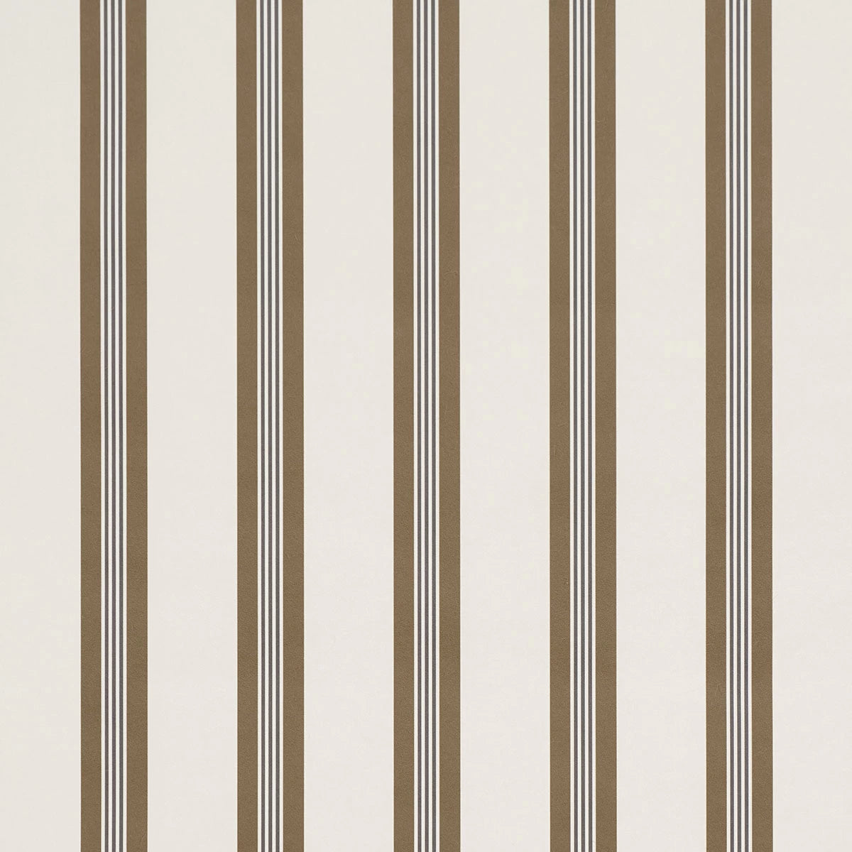 Chatham Stripe Wallpaper - Umber