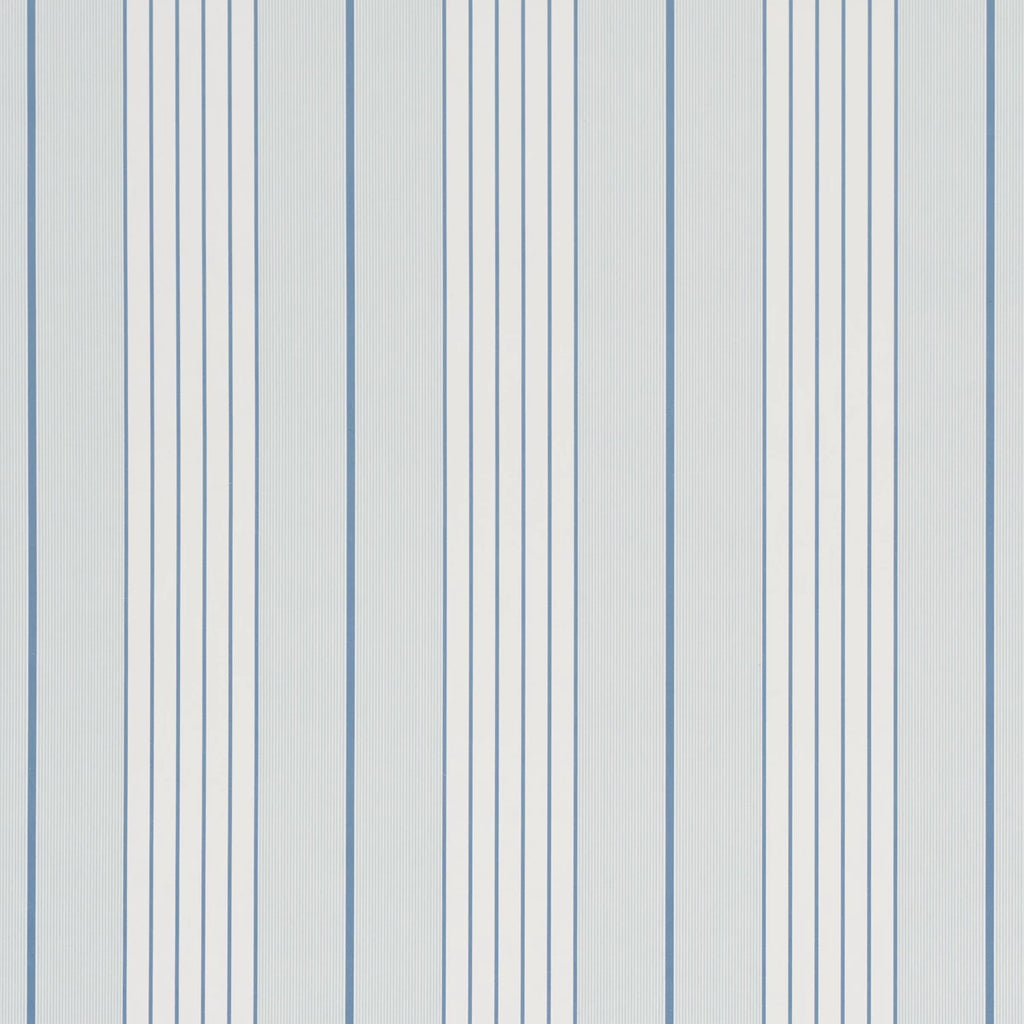 Audrey Stripe Wallpaper - Blues
