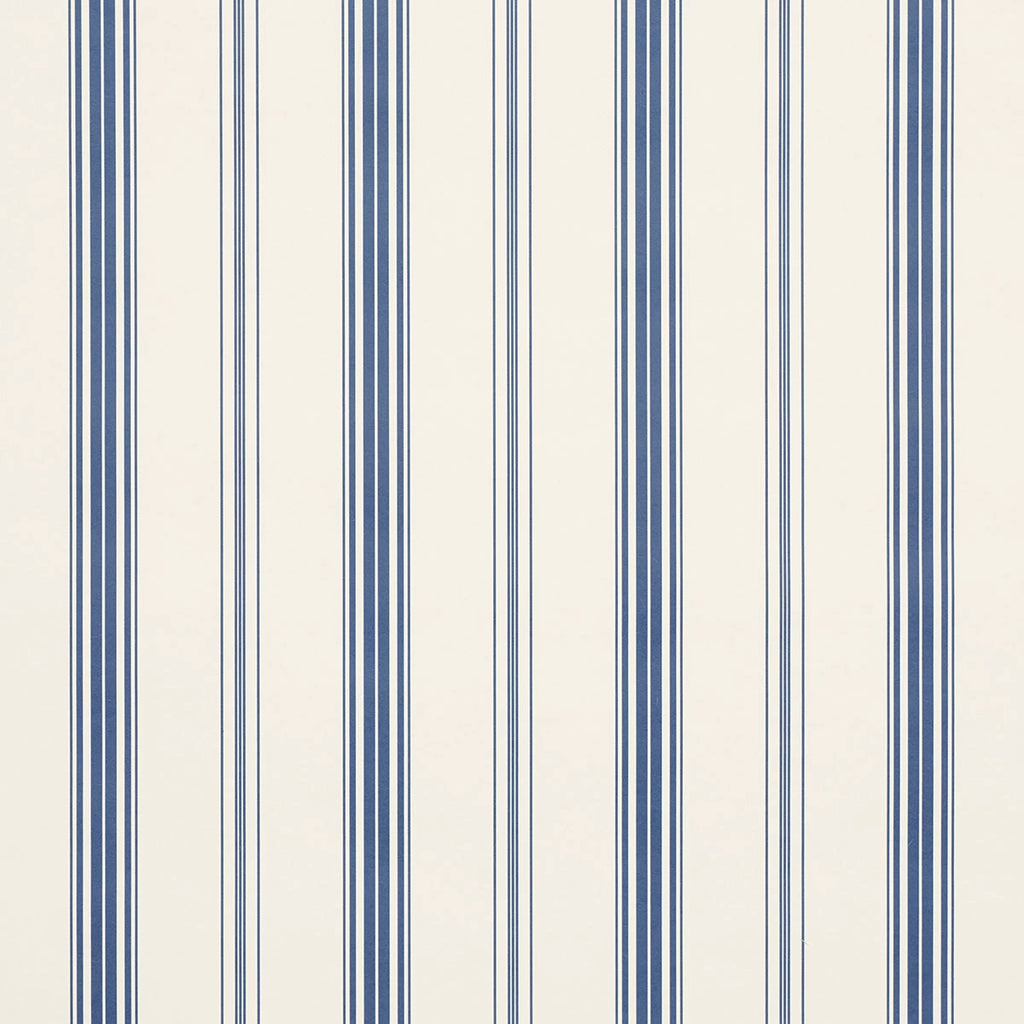 Coco Stripe Wallpaper - Indigo
