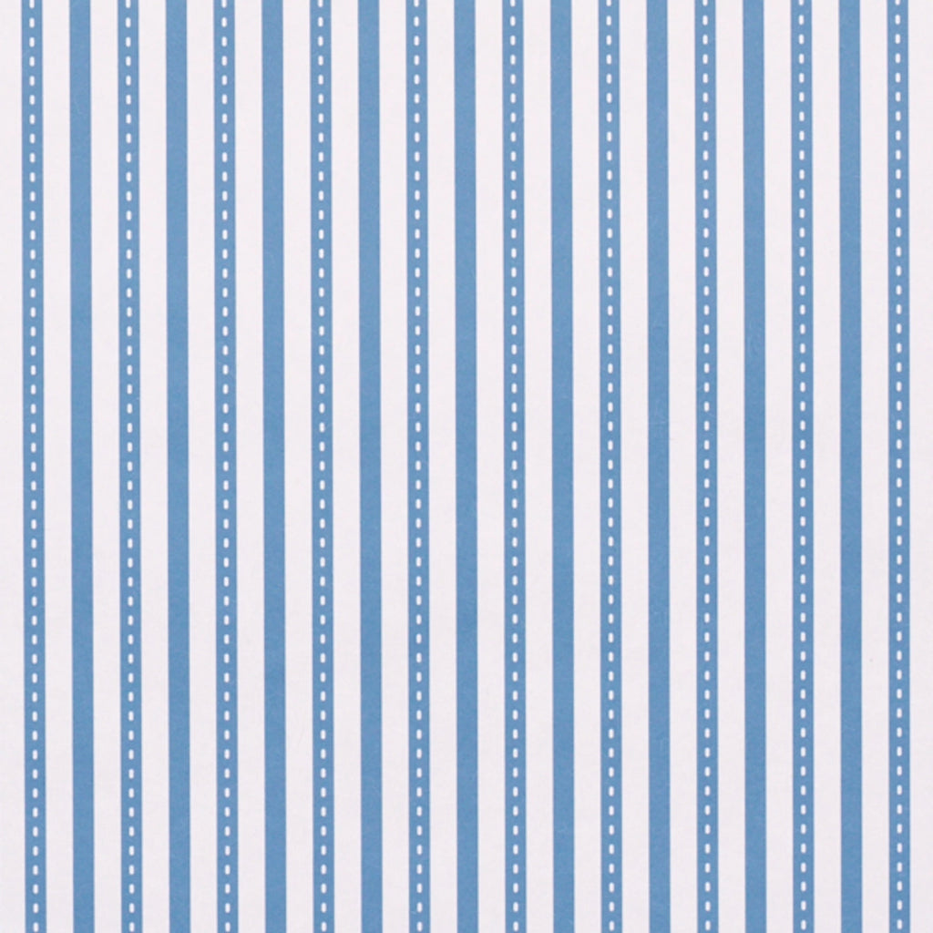 Mathis Ticking Stripe Wallpaper - Delft