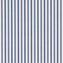 Load image into Gallery viewer, Mathis Ticking Stripe Wallpaper - Indigo
