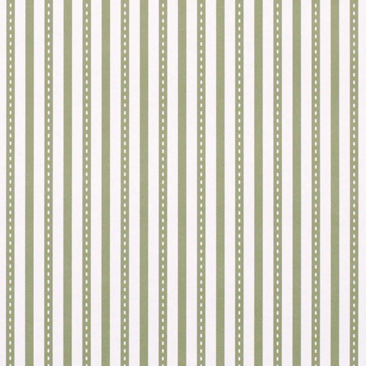 Mathis Ticking Stripe Wallpaper - Leaf
