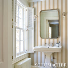 Load image into Gallery viewer, Rafe Stripe Wallpaper in an interior setting