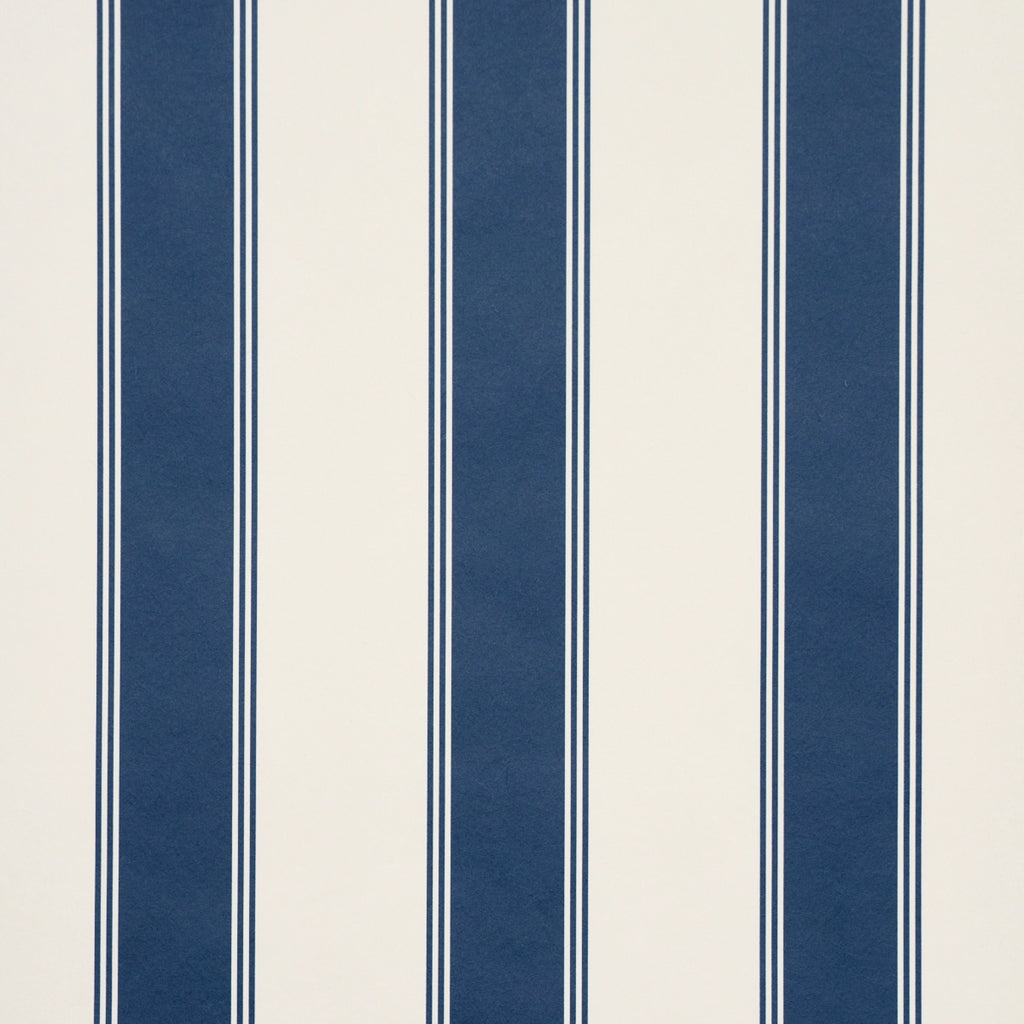 Rafe Stripe Wallpaper - Indigo