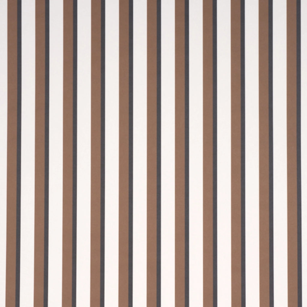 Rigsby Stripe Wallpaper - Umber
