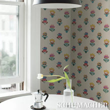 Load image into Gallery viewer, Le Jardin Wallpaper in an interior setting