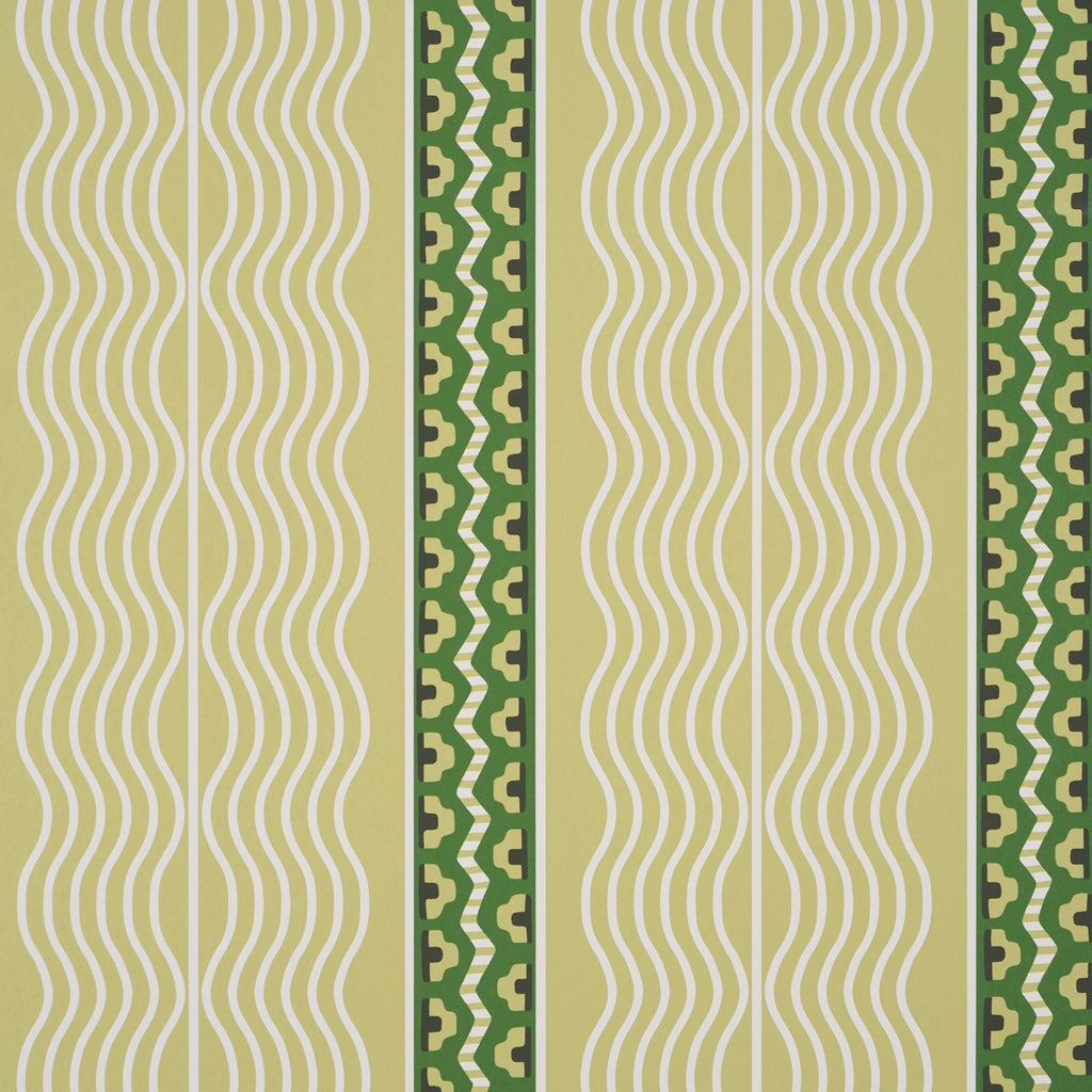 Crème Anglaise Wallpaper - Juniper Green
