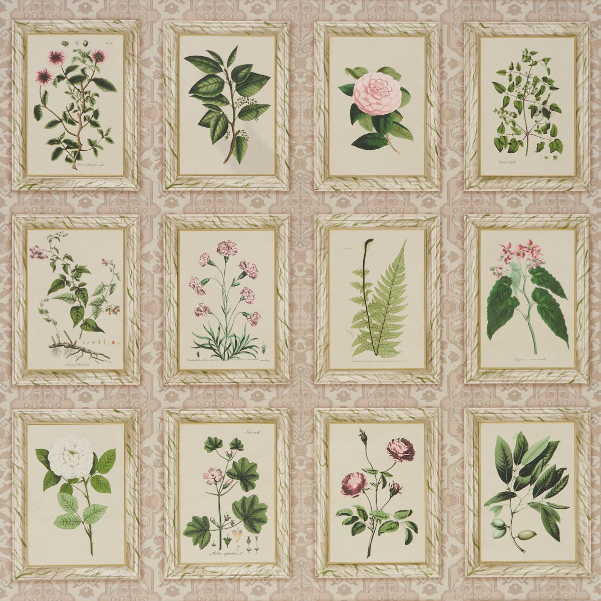 Garden's Trust Wallpaper - Blushed Oyster