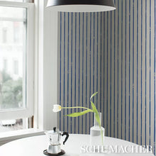 Load image into Gallery viewer, Springs Stripe Wallpaper in an interior setting