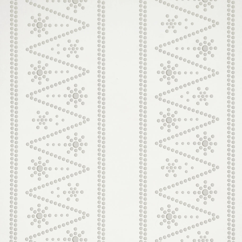 The Pearlies Wallpaper - Silver
