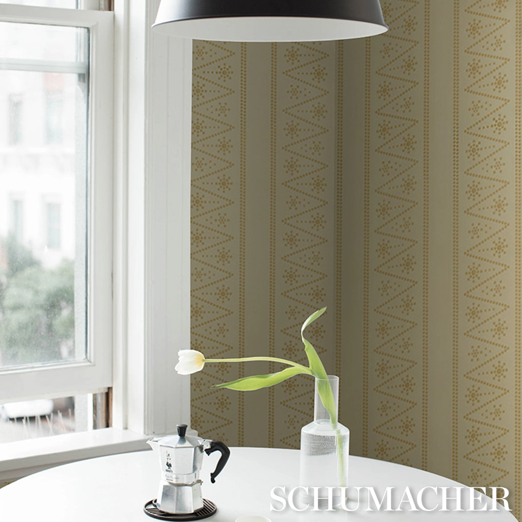 The Pearlies Wallpaper in an interior setting