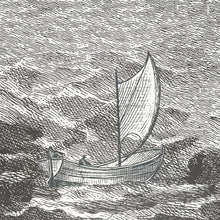 Load image into Gallery viewer, Philadelphia Harbor 3 Panel Set Wallpaper in an interior setting