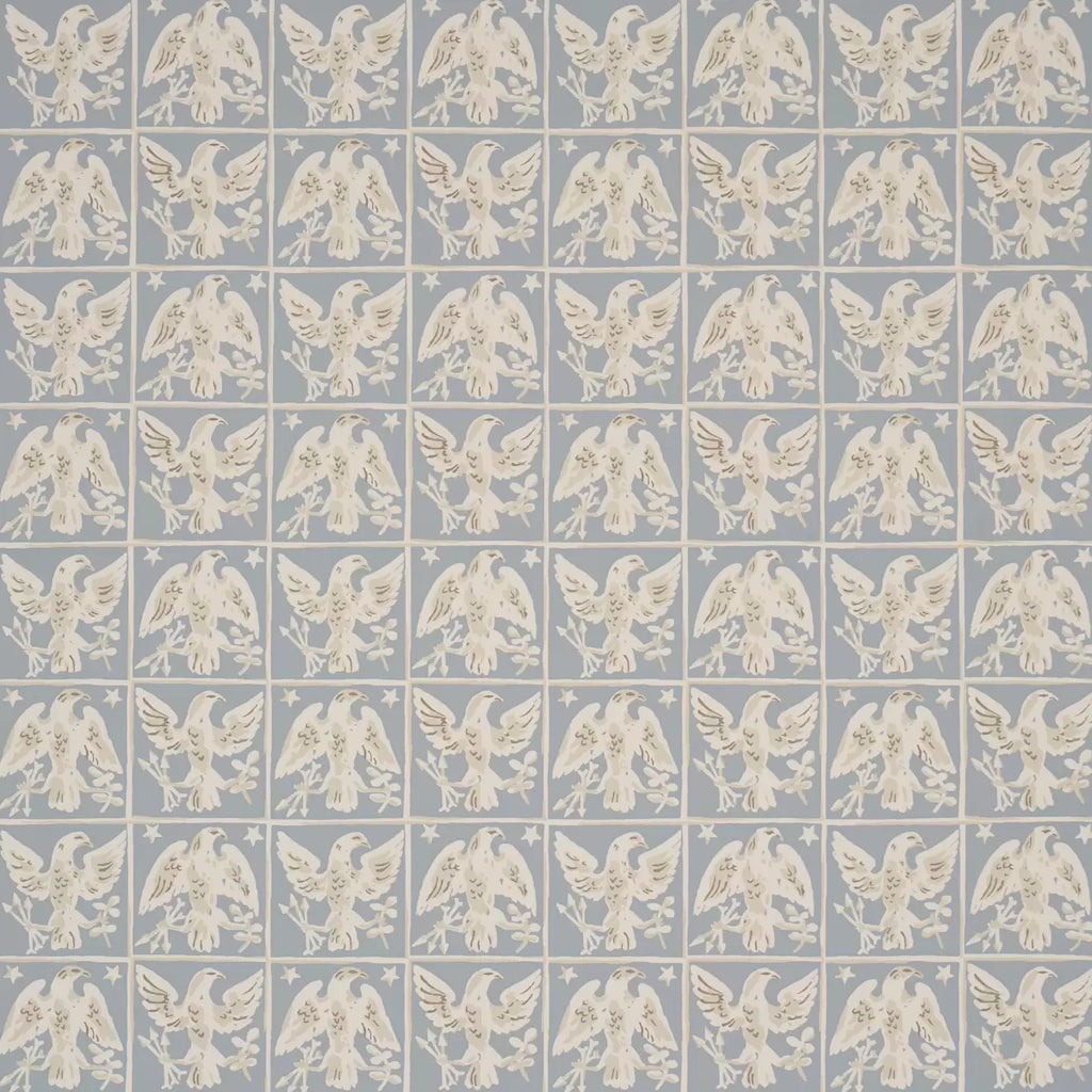 Barton's Eagle Hand Print Wallpaper