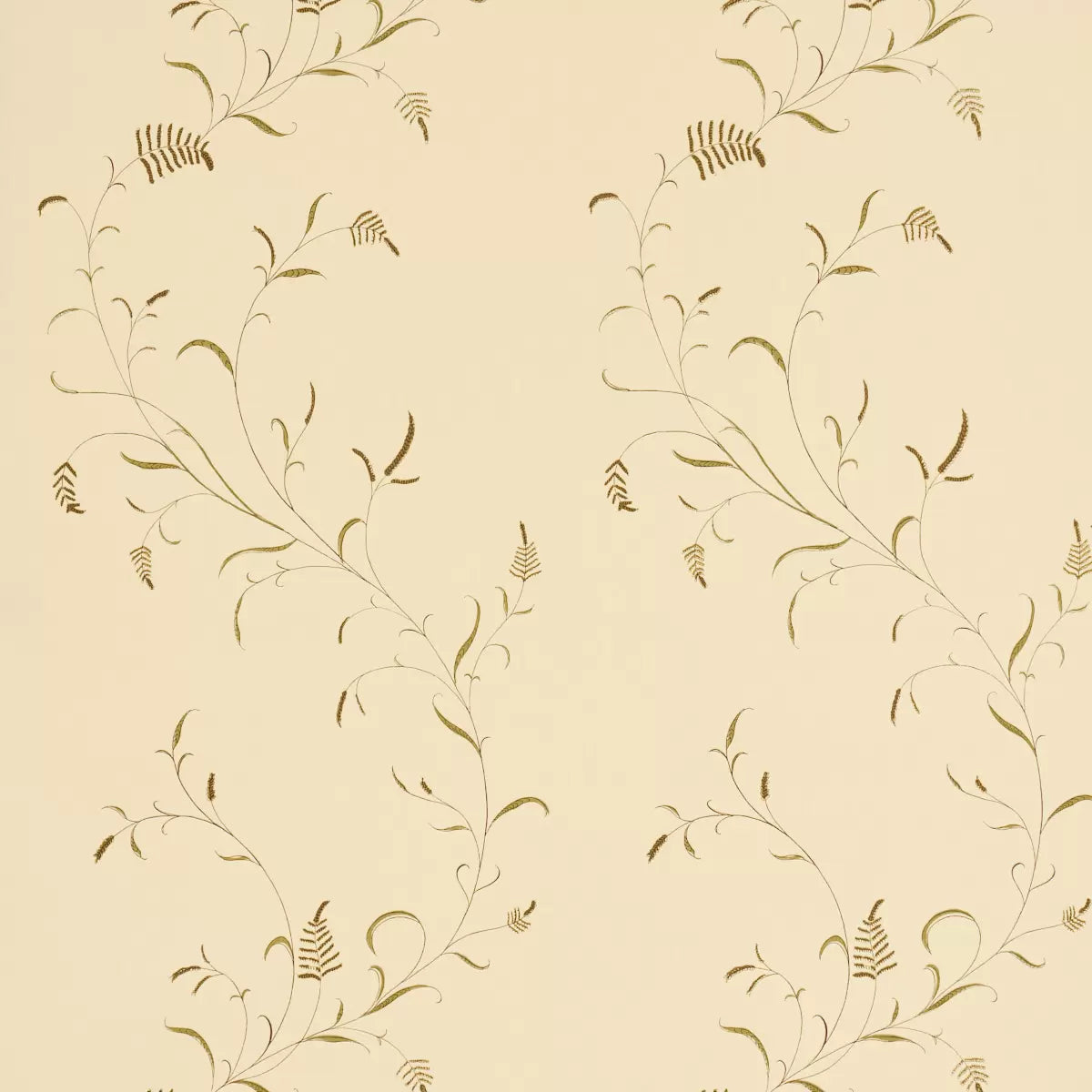 Winding Wheat Wallpaper - Yellow