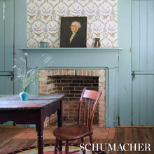 Load image into Gallery viewer, Liberty's Laurels Wallpaper in an interior setting
