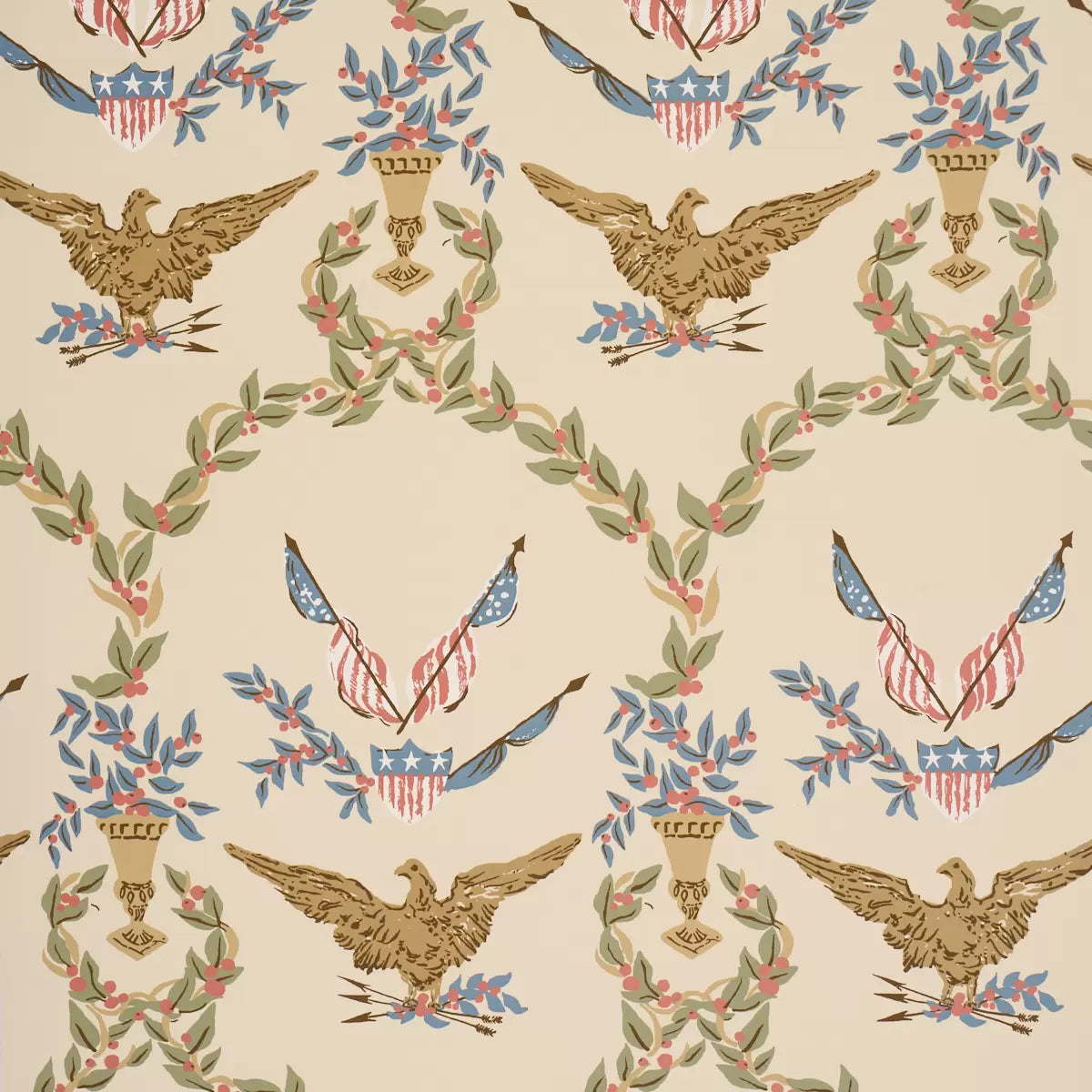 Liberty's Laurels Wallpaper