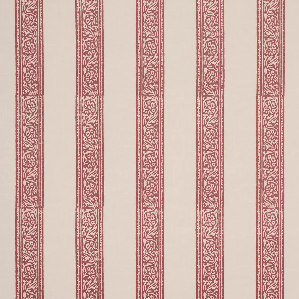 Mahdavi Stripe Wallpaper - Red