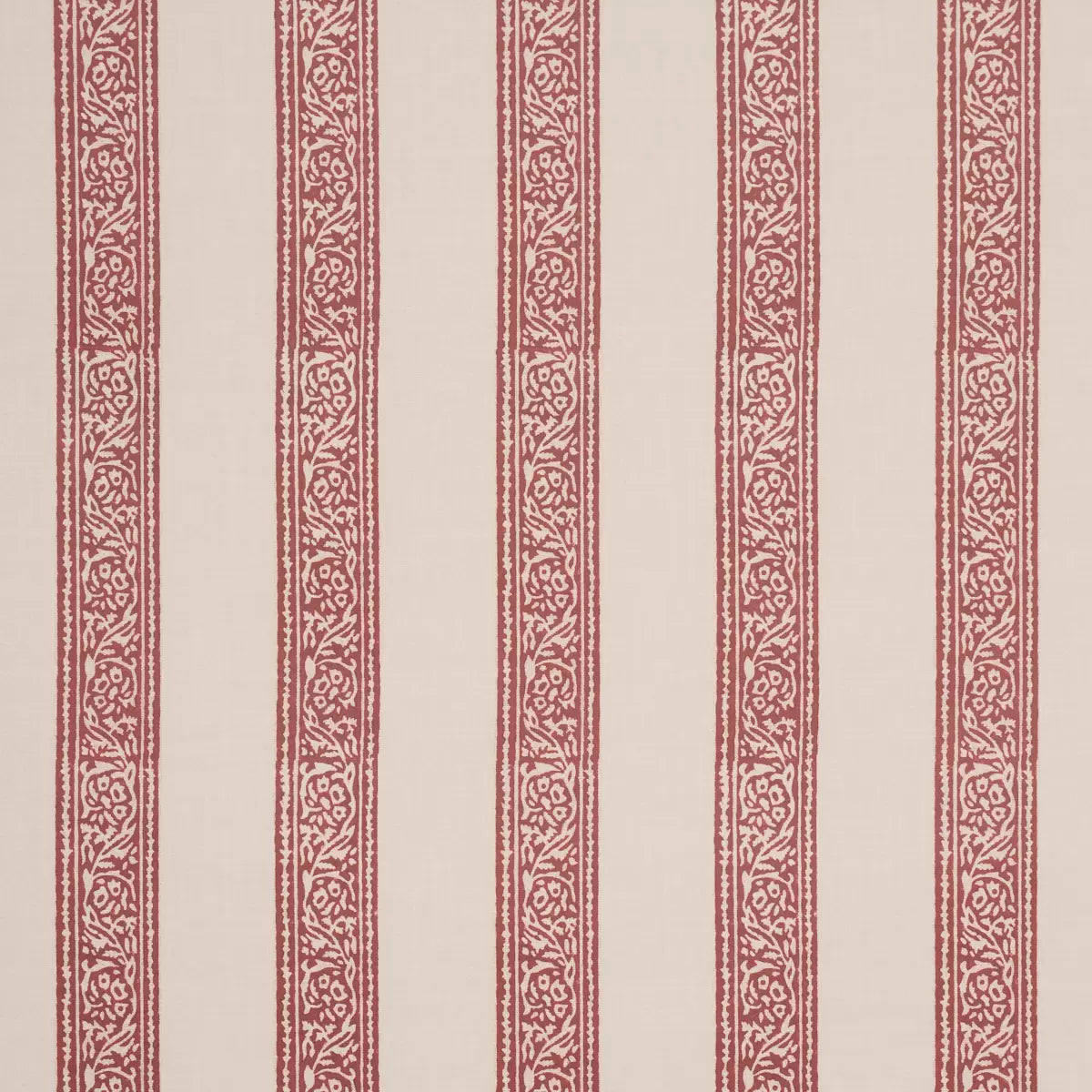 Mahdavi Stripe Wallpaper - Red