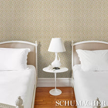 Load image into Gallery viewer, Malaya Hand-Block Print Wallpaper in an interior setting