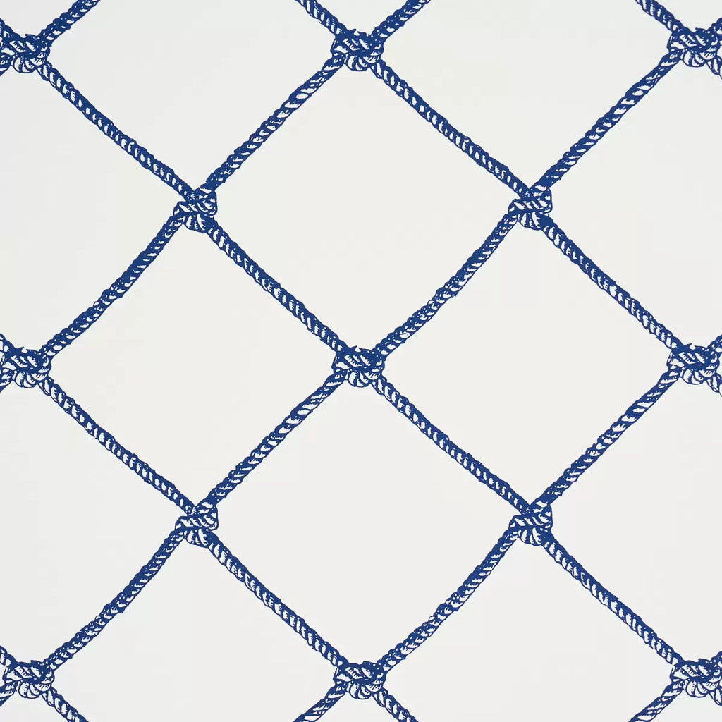 Large Rope Wallpaper - Navy